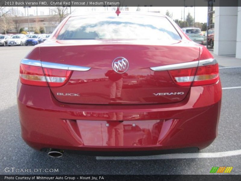 Crystal Red Tintcoat / Medium Titanium 2013 Buick Verano FWD