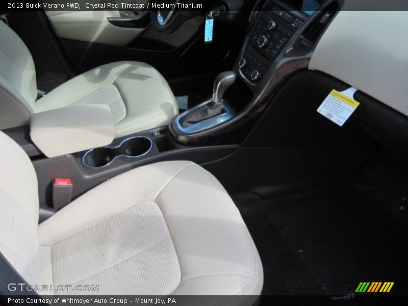 Crystal Red Tintcoat / Medium Titanium 2013 Buick Verano FWD