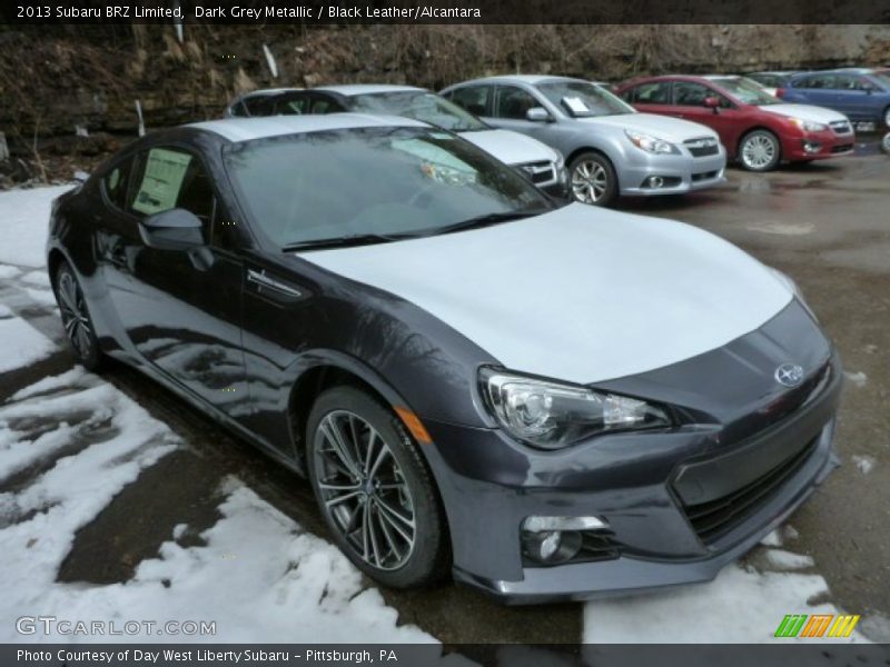 Dark Grey Metallic / Black Leather/Alcantara 2013 Subaru BRZ Limited