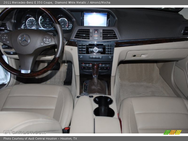 Diamond White Metallic / Almond/Mocha 2011 Mercedes-Benz E 350 Coupe