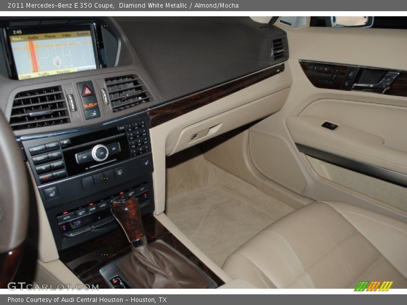 Diamond White Metallic / Almond/Mocha 2011 Mercedes-Benz E 350 Coupe