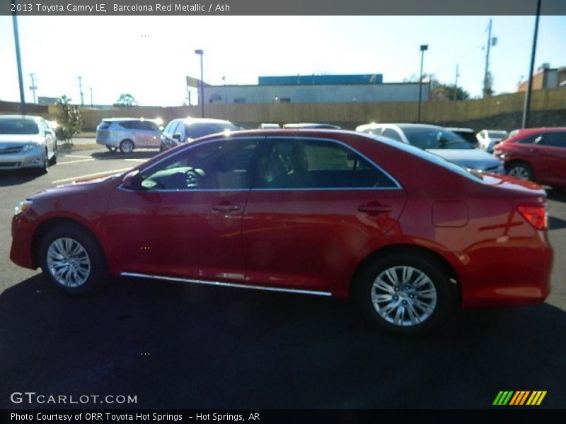 Barcelona Red Metallic / Ash 2013 Toyota Camry LE