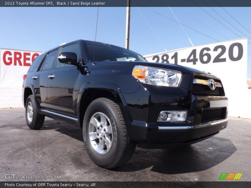 Black / Sand Beige Leather 2013 Toyota 4Runner SR5