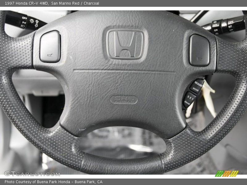 San Marino Red / Charcoal 1997 Honda CR-V 4WD