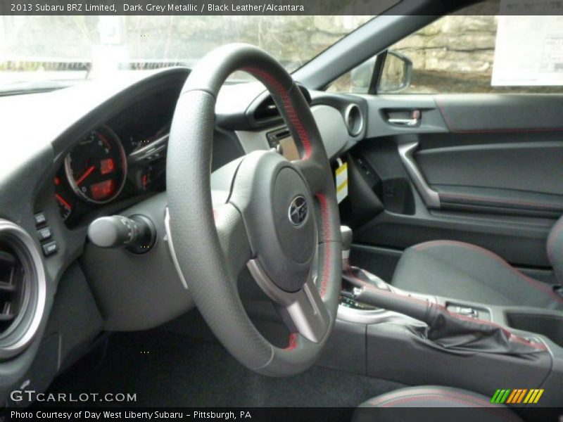 Dark Grey Metallic / Black Leather/Alcantara 2013 Subaru BRZ Limited