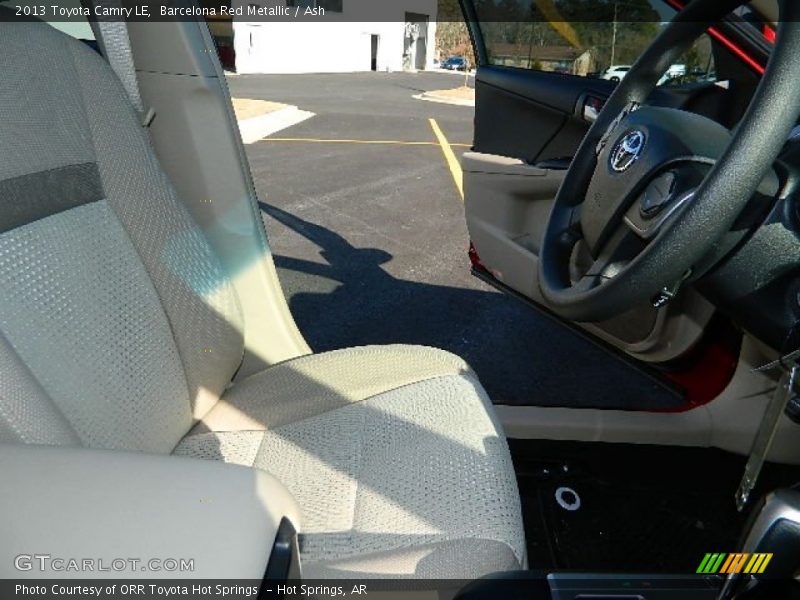 Barcelona Red Metallic / Ash 2013 Toyota Camry LE