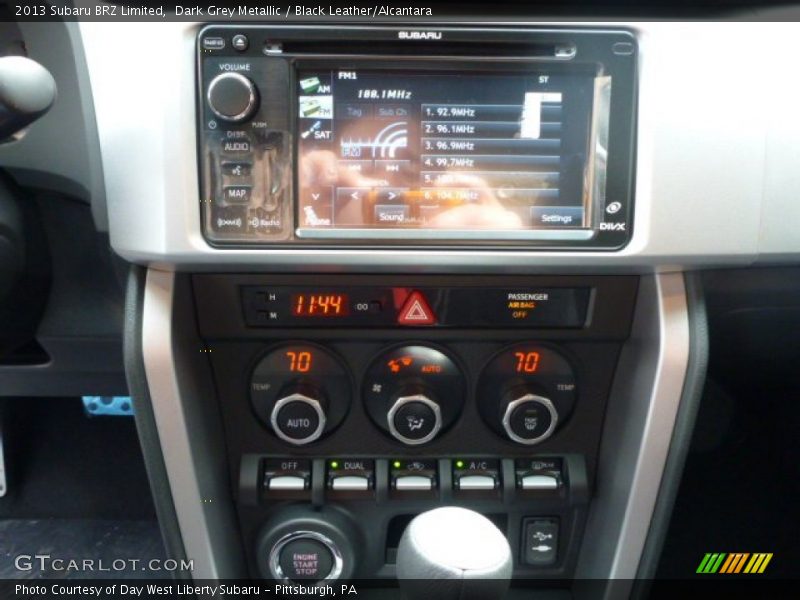 Dark Grey Metallic / Black Leather/Alcantara 2013 Subaru BRZ Limited