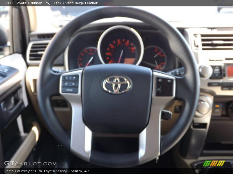Black / Sand Beige Leather 2013 Toyota 4Runner SR5
