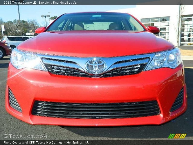 Barcelona Red Metallic / Ash 2013 Toyota Camry LE