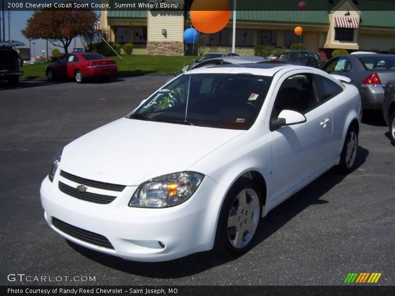 Summit White / Ebony 2008 Chevrolet Cobalt Sport Coupe