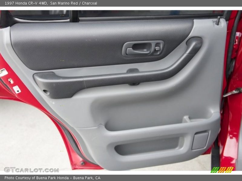 San Marino Red / Charcoal 1997 Honda CR-V 4WD