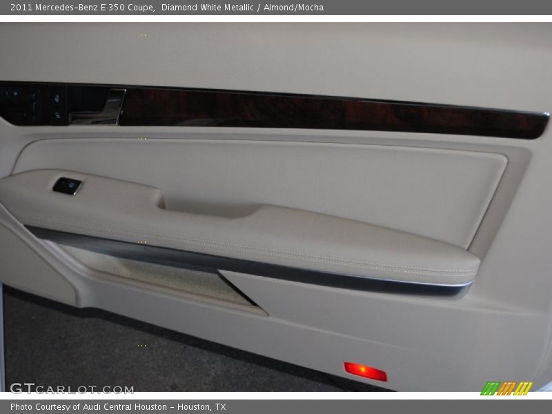 Diamond White Metallic / Almond/Mocha 2011 Mercedes-Benz E 350 Coupe