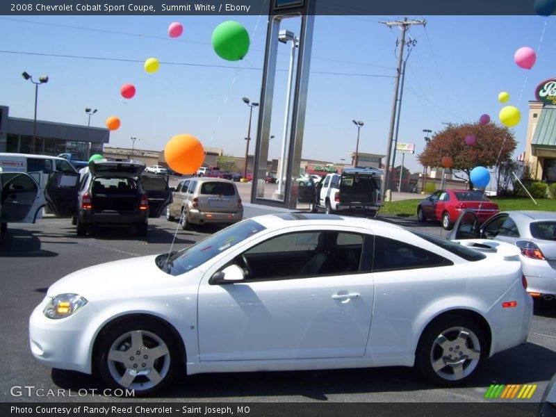 Summit White / Ebony 2008 Chevrolet Cobalt Sport Coupe