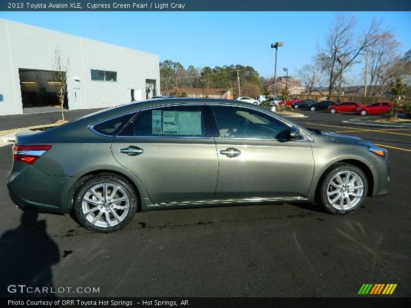 Cypress Green Pearl / Light Gray 2013 Toyota Avalon XLE