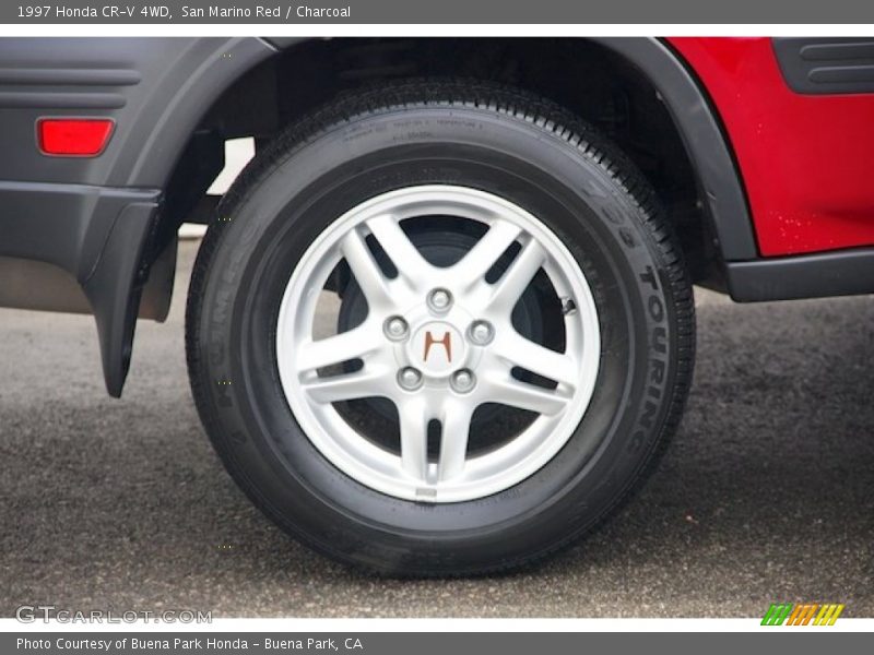 San Marino Red / Charcoal 1997 Honda CR-V 4WD