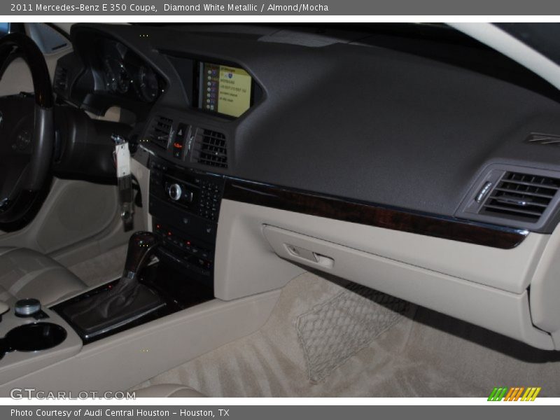 Diamond White Metallic / Almond/Mocha 2011 Mercedes-Benz E 350 Coupe