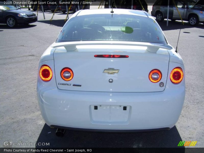 Summit White / Ebony 2008 Chevrolet Cobalt Sport Coupe