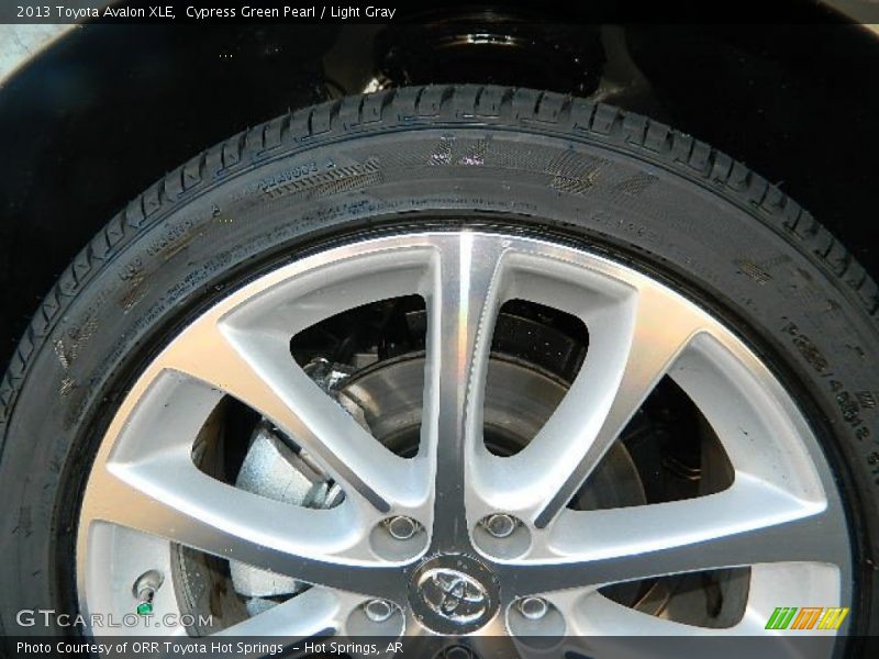 Cypress Green Pearl / Light Gray 2013 Toyota Avalon XLE