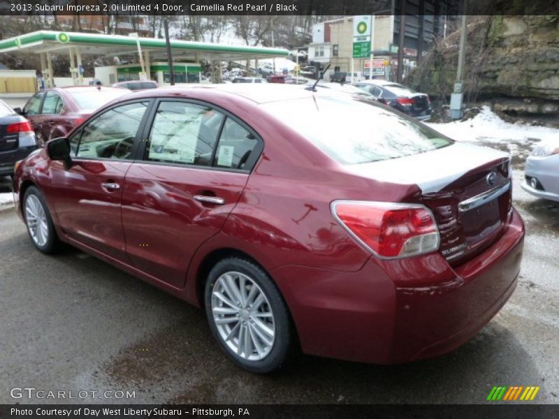 Camellia Red Pearl / Black 2013 Subaru Impreza 2.0i Limited 4 Door