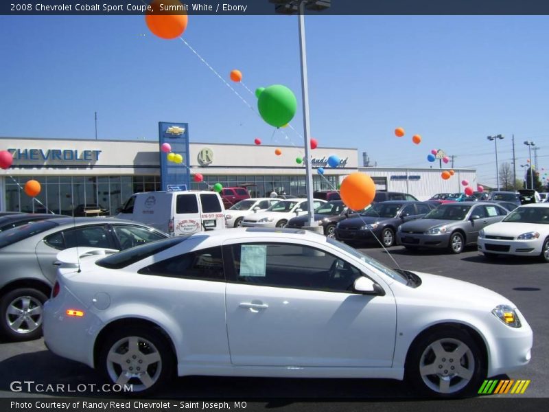 Summit White / Ebony 2008 Chevrolet Cobalt Sport Coupe