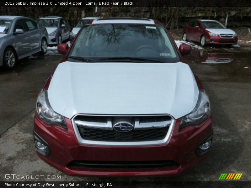 Camellia Red Pearl / Black 2013 Subaru Impreza 2.0i Limited 4 Door