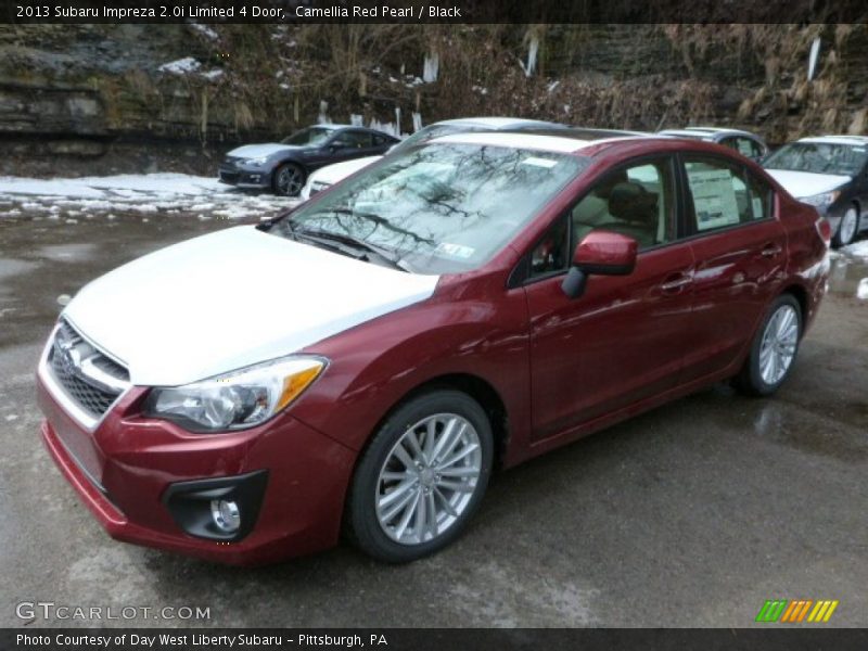 Camellia Red Pearl / Black 2013 Subaru Impreza 2.0i Limited 4 Door