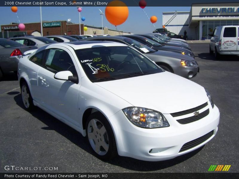 Summit White / Ebony 2008 Chevrolet Cobalt Sport Coupe