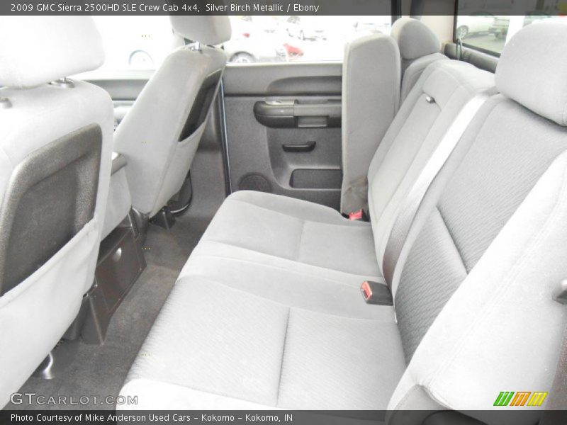 Silver Birch Metallic / Ebony 2009 GMC Sierra 2500HD SLE Crew Cab 4x4