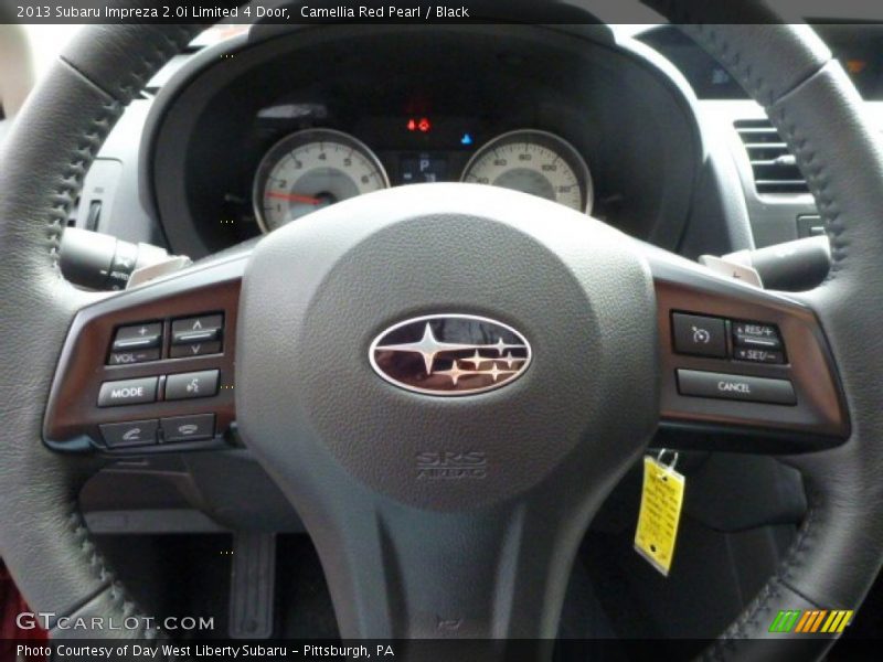 Camellia Red Pearl / Black 2013 Subaru Impreza 2.0i Limited 4 Door