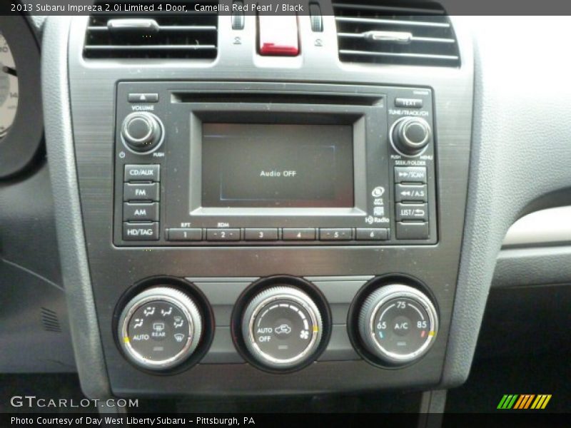 Camellia Red Pearl / Black 2013 Subaru Impreza 2.0i Limited 4 Door