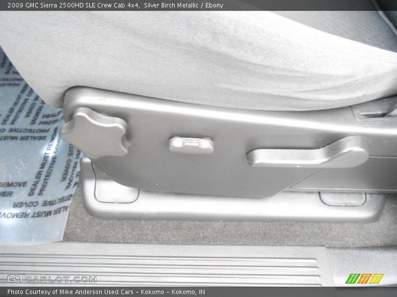 Silver Birch Metallic / Ebony 2009 GMC Sierra 2500HD SLE Crew Cab 4x4