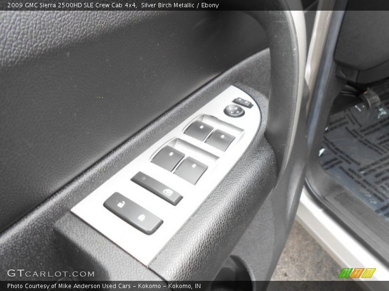 Silver Birch Metallic / Ebony 2009 GMC Sierra 2500HD SLE Crew Cab 4x4