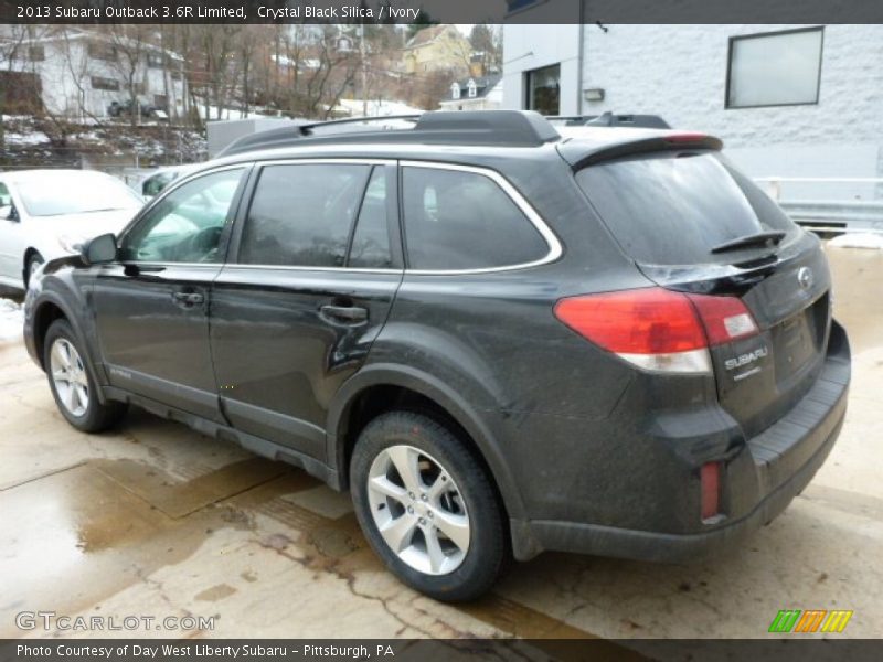Crystal Black Silica / Ivory 2013 Subaru Outback 3.6R Limited
