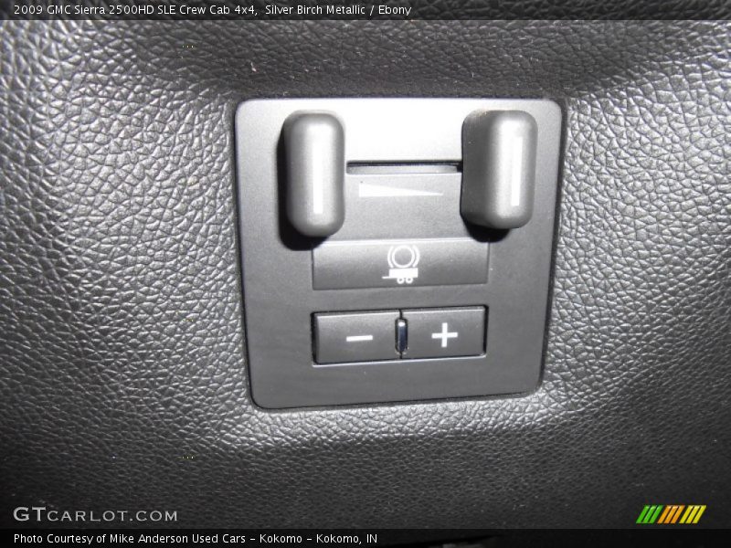 Silver Birch Metallic / Ebony 2009 GMC Sierra 2500HD SLE Crew Cab 4x4