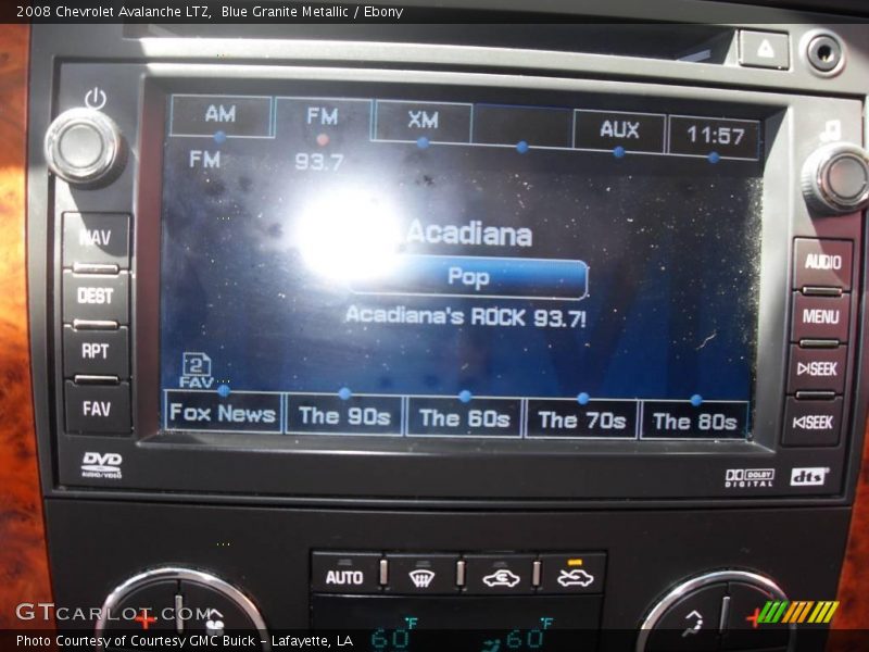 Blue Granite Metallic / Ebony 2008 Chevrolet Avalanche LTZ