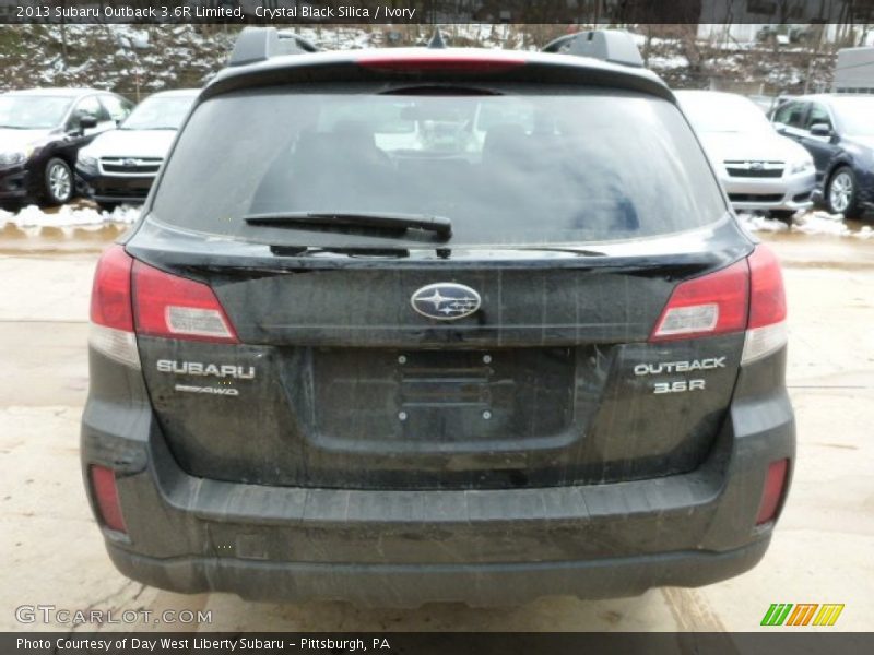 Crystal Black Silica / Ivory 2013 Subaru Outback 3.6R Limited