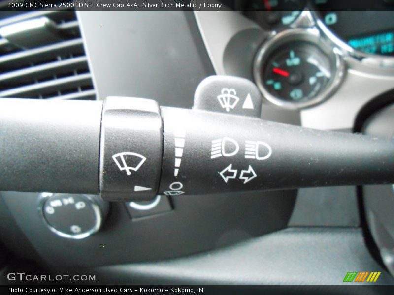 Silver Birch Metallic / Ebony 2009 GMC Sierra 2500HD SLE Crew Cab 4x4