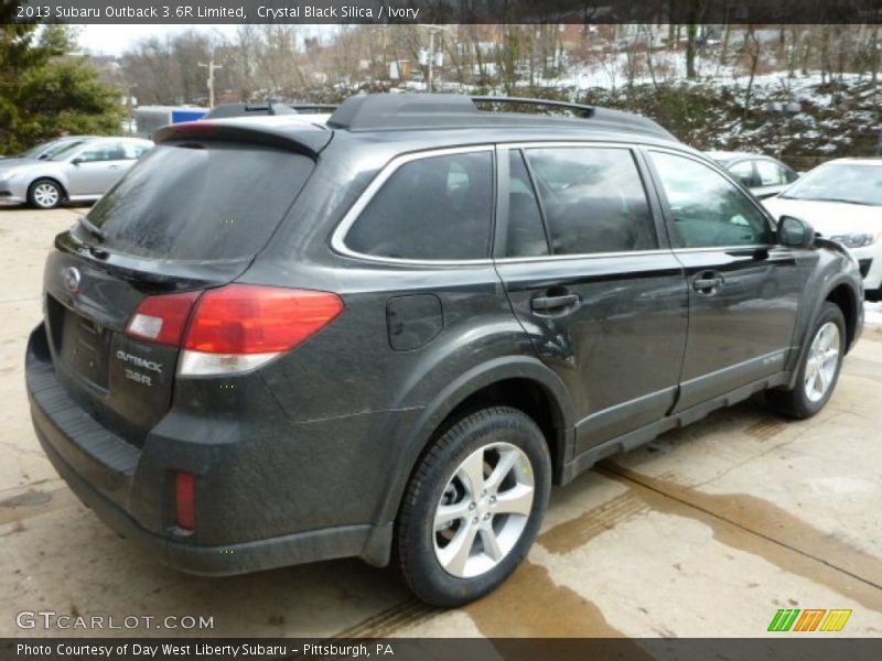 Crystal Black Silica / Ivory 2013 Subaru Outback 3.6R Limited