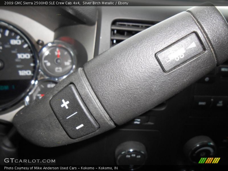 Silver Birch Metallic / Ebony 2009 GMC Sierra 2500HD SLE Crew Cab 4x4