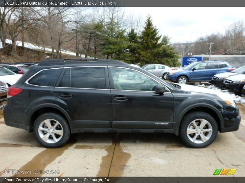 Crystal Black Silica / Ivory 2013 Subaru Outback 3.6R Limited