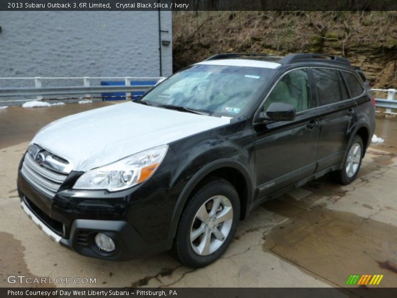 Crystal Black Silica / Ivory 2013 Subaru Outback 3.6R Limited