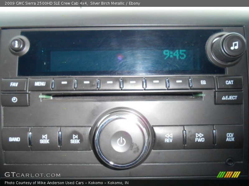 Silver Birch Metallic / Ebony 2009 GMC Sierra 2500HD SLE Crew Cab 4x4