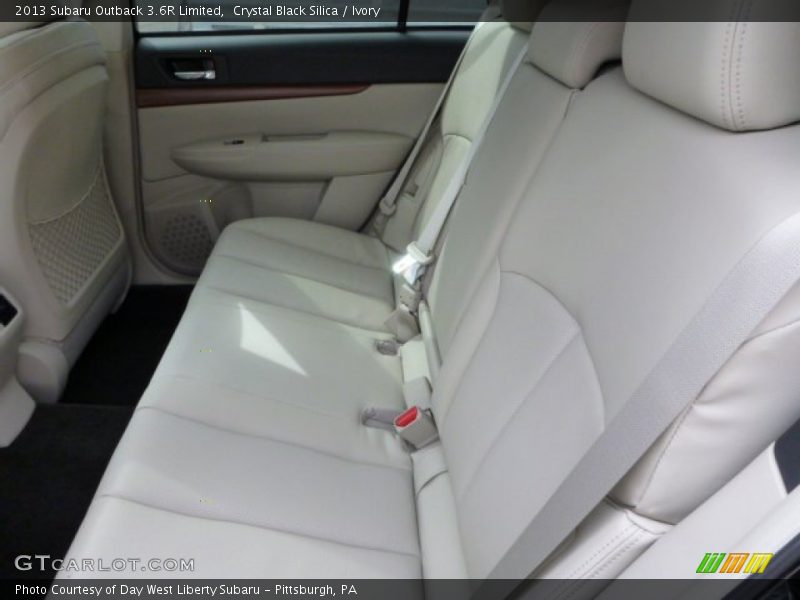 Crystal Black Silica / Ivory 2013 Subaru Outback 3.6R Limited