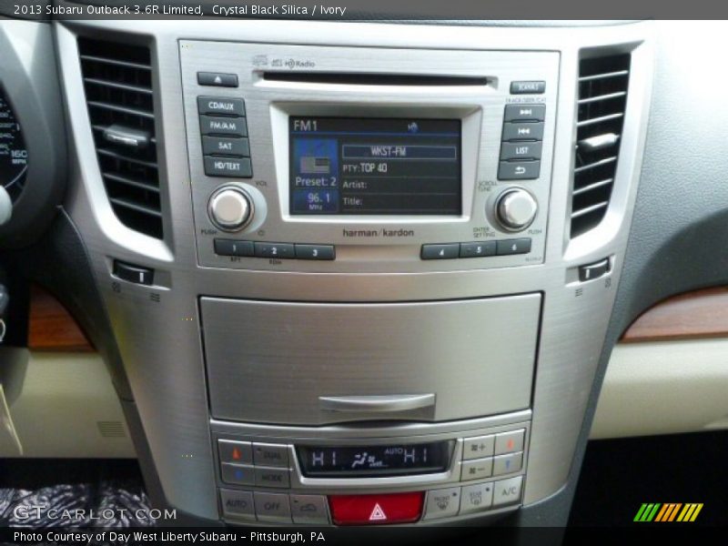 Controls of 2013 Outback 3.6R Limited