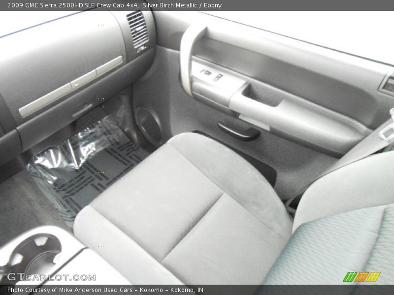 Silver Birch Metallic / Ebony 2009 GMC Sierra 2500HD SLE Crew Cab 4x4
