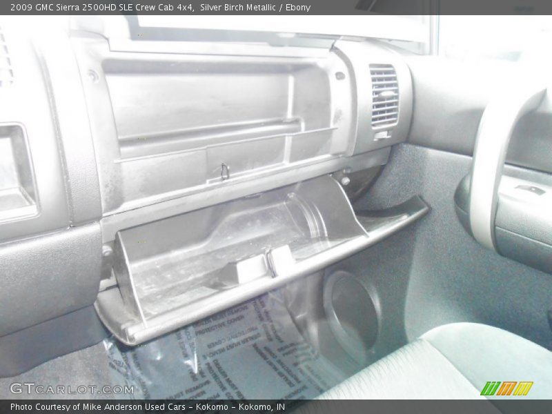 Silver Birch Metallic / Ebony 2009 GMC Sierra 2500HD SLE Crew Cab 4x4