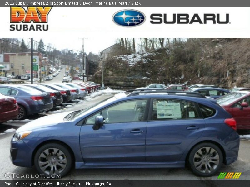Marine Blue Pearl / Black 2013 Subaru Impreza 2.0i Sport Limited 5 Door