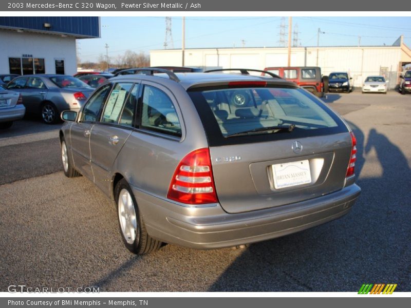 Pewter Silver Metallic / Ash 2003 Mercedes-Benz C 320 Wagon