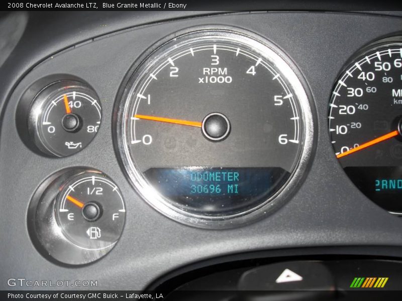 Blue Granite Metallic / Ebony 2008 Chevrolet Avalanche LTZ