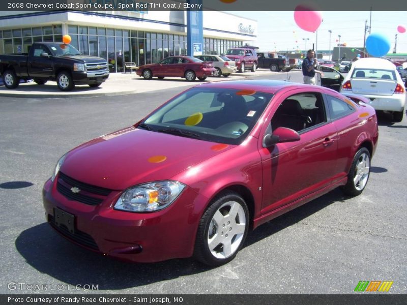 Sport Red Tint Coat / Ebony 2008 Chevrolet Cobalt Sport Coupe
